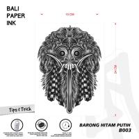 ราคา หมึกกระดาษบาหลี ข003 บาร์ง สีดําสีขาวรอยสักชั่วคราวพื้นฐานรอยสักชั่วคราวครึ่งแขน - รอยสักแขน (49950357992)
