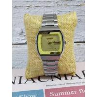 ราคา Vintage Citizen หน้าปัด 8 เหลี่ยมขอบโค้ง สีครีมทอง เครื่อง automatic 21 jewels (GN-4W-S) รหัส 4-038037SMG (23881875563)