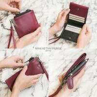 ราคา กระเป๋าสตางค์สีแดงหนังแท้ ยี่ห้อRainbo Bag (1650792950)