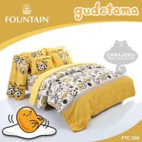 ราคา FOUNTAIN ชุดผ้าปูที่นอน ไข่ขี้เกียจ Gudetama FTC090 สีเหลือง #ฟาวน์เท่น ไข่ กุเดทามะ (6343859006)