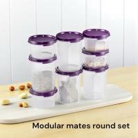 ราคา เซ็ตภาชนะบรรจุอาหาร Tupperware Modular Mates Round Set ราคาต่อ 1เซ็ต (22563198974)