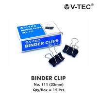 ราคา V-TEC BINDER CLIP 111 25MM - คลิปหนีบกระดาษ - คลิปหนีบกระดาษ (54058020419)