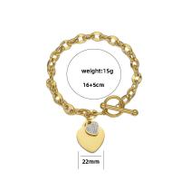 ราคา Love สร้อยข้อมือสุภาพสตรีสแตนเลส OT หัวเข็มขัดสร้อยข้อมือเหล็กไทเทเนียมกันน้ํา Non-Fading เครื่องประดับ Unisex Universal (52157198474)