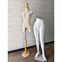 ราคา หุ่นโชว์เสื้อครึ่งตัวฐานไม้ เนื้อผ้าดิบ (มือสองสภาพเหมือนใหม่) (48554879576)