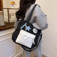 ราคา rootote(R2474) กระเป๋าผ้าสะพายข้าง ด้านหน้ามีช่องใส่ของผ้าไนล่อน (43163179791)