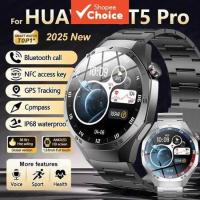 ราคา สมาร์ทวอทช์ผู้ชาย GT5 Pro GPS NFC ปี 2025 หน้าจอ AMOLED HD ติดตามอัตราการเต้นของหัวใจ (41928576153)