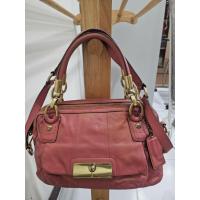 ราคา กระเป๋าหนังโคชสีชมพูกะปิ (56156283203)