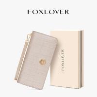 ราคา FOXLOVER กระเป๋าสตางค์ ผู้หญิง หนังแท้พรีเมี่ยม มินิมอล แฟชั่น ทนทาน (43008711289)