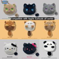 ราคา for Apple Airpods Pro3 , AirPods 4 , Airpods3 Case Wireless Bluetooth Earphone Cover Cartoon Plush Storage Cute Couple Zipper Style Bear Soft shell (45706983878)