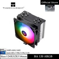 ราคา Thermalright BA120 ARGB CPU Air Cooler 6 ท่อความร้อนหม้อน้ําพัดลมเงียบ CPU Cooler CPU Heat Sink สําหรับ AMD AM4 AM5/Intel 1700/1150/1151/1200 (24581329732)