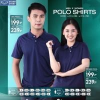 ราคา เสื้อโปโลแกรนด์สปอร์ต รหัสสินค้า : 012586 , 012786 สีกรม ล้วน (20741373284)