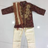 ราคา ชุดประจำชาติ อินเดีย เด็กผู้ชาย เสื้อปัก *ตัวโชว์ (1714932436)