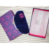 ราคา Loewe กระเป๋าถือผู้หญิงมือสองแท้ Anagram Logo Purse Pouch สีน้ำเงินชมพู วินเทจหายาก พร้อมกล่อง (43008255863)