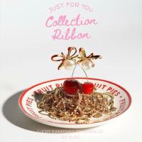 ราคา [Ribbon Collection] Princess Valentine-Earring ต่างหูริบบิ้นมุก (54100208366)