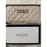 ราคา GUESS กระเป๋าสตางค์คล้องมือใบยาว กระเป๋าGUESS - สีชมพู (18669699366)