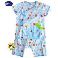 ราคา Enfantชุดผ้าป่านลายผลไม้Size60(แรกเกิด-3เดือน)สีฟ้า (1000331593)