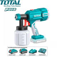 ราคา TOTAL กาพ่นสี แบตเตอรี่ ไร้สาย 20 V รุ่น TSGLI2001 (Lithium-Ion Spray Gun) เครื่องพ่นสี (24700095103)