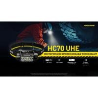 ราคา ไฟฉายคาดหัว Nitecore HC75 UHE 3000lm สว่างแนวกว้าง ประกันสินค้าตัวแทนในไทย (44003224182)