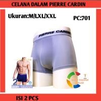 ราคา PIERRE CARDIN PC 701 กางเกงบ็อกเซอร์ผู้ชาย 1 กล่องมี 2 ชิ้น (22888601553)