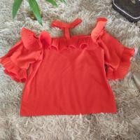 ราคา เสื้อปาดไหล่ คล้องคอ สีส้ม (14919280106)