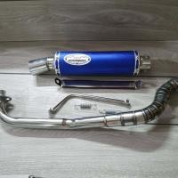 ราคา ท่อสูตร ท่อโยชิ Wave110i / Wave125 / DreamSuperCub / Wave125ไฟเลี้ยวบังลม / Wave125R / Wave125S สีน้ำเงิน (16957813363)