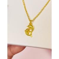 ราคา ️สร้อยคอ 50 สต. ผ่าหวายจี้โลมาคู่ CZ (ขนาด 18 นิ้ว) ทองโคลนนิ่ง ทองชุบ ทองปลอมเหมือนแท้ คุณภาพสูงสุด (29483757339)