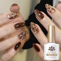 ราคา BORN PRETTY Brown Water Light Cat Eyes Magnetic Nail Gel Polish ฤดูหนาวเล็บ Jelly Glass Soak Off Varnis กึ่งถาวร (29416494334)