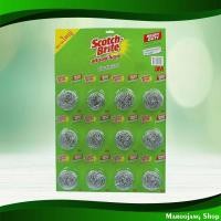 ราคา ฝอยสเตนเลส ขนาด 14 กรัม สก๊อตช์-ไบรต์ (แพ็ค12ชิ้น) Stainless Steel Wool Scotch-Brite (20869552817)