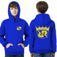 ราคา RRQ เสื้อแจ็คเก็ตเด็กผู้ชาย/เสื้อแจ็คเก็ตเด็ก/เสื้อฮู้ดเด็ก การเล่นเกม วัสดุขนแกะหนา 3-10 ปี (19973568502)