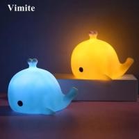 ราคา โคมไฟตั้งโต๊ะ Led รูปการ์ตูนปลาวาฬ ขนาดเล็ก เหมาะกับของขวัญวันเกิด สําหรับตกแต่งห้องนอนเด็กผู้ชาย และผู้หญิง (21554278714)