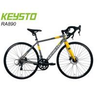 ราคา จักรยานเสือหมอบ KEYSTO RA890 ดิสเบรค เฟรม ALLOY DISc ROAD BIKE, 2X9 สปีด LTWOO R5 ดิสสาย (10950474637)