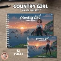 ราคา COUNTRY GIRL PIRATE DREAMS สมุดระบายสี 12 หน้า (54106103027)