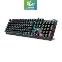 ราคา AULA F2066-II Gaming Mechanical Keyboard 104 keys anti-ghosting macro programming Multimedia knob for pc laptop (8750529131)
