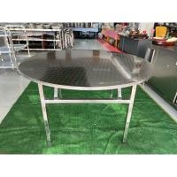 ราคา โต้ะพับสแตนเลส โต้ะกลมสแตนเลส ขาเหลี่ยมพับได้ ขนาด 120*73 (24167997873)