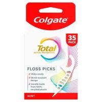 ราคา พร้อมส่ง ของแท้ Colgate Total Active Prevention Floss Pick Mint (35 Pack) (Imported) (41129332473)
