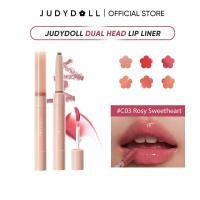 ราคา Judydoll Lipliner & Gloss Duo Double-Headed Lip Gloss Pencil Plump Lips Natural Smooth FBA7 (45408046338)