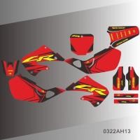 ราคา For Honda CR125 CR 125 1998 1999 CR250 CR 250 1997 1998 1999 Full Graphics Decals Stickers Motorcyc (51306537663)