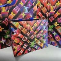 ราคา ถุงกระดาษแบรนด์เนมแท้หลุยส์ วิตตอง รุ่นลิมิเต็ดLouis Vuitton Limited Edition รับเคลือบถุงกระดาษ (28779070713)