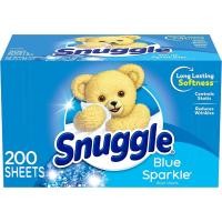 ราคา 200 แผ่นหอมอบผ้า Snuggle กลิ่นบลูสปาร์คเคิล Fabric Softener Dryer Sheets Blue Sparkle 200 Sheets (18179173701)