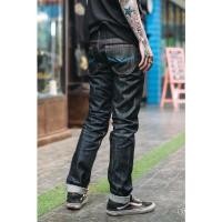 ราคา WAFT x WEFT BLUE EAGLE SALVAGE 14.5 OZ SLIM FIT (19271078455)