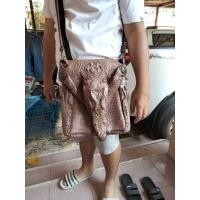 ราคา กระเป๋าหนังจระเข้ทั้งตัวแท้งานแฮนด์เมด (17312702591)