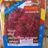 ราคา เมล็ดพันธ์ุผักสลัดเรดคอรัล ประมาณ30เมล็ด (4031481031)