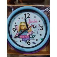 ราคา นาฬิกาติดผนัง ทรงกลม Barbie (25912149484)