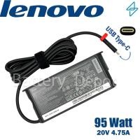 ราคา Lenovo Adapter ของแท้ Lenovo 20V/4.75A 95W หัว Jack USB Type-C สายชาร์จ Lenovo Yoga Slim 7 Pro-14IHU5 (21679189767)
