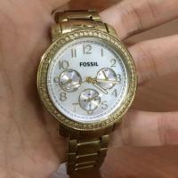 ราคา Fossil ladies' boyfriend chronograph watch // used (827986334)