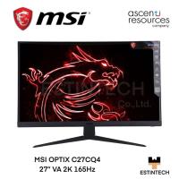 ราคา MONITOR (จอมอนิเตอร์) MSI OPTIX C27CQ4 27" VA 2K 165Hz ของใหม่ประกัน 3ปี (10196311337)