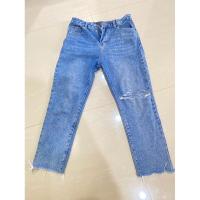 ราคา กางเกงยีนส์ขากระบอกทรงวินเทจ งานป้าย KRISTHAYA Women jeans (27671347611)