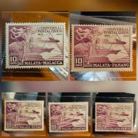 ราคา แสตมป์มาเลเซีย ยุคอังกฤษปกครอง / ไม่ผ่านใช้/ ปี 1949 ยุค King George ที่ 6 (26674919125)