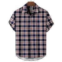 ราคา KEMEJA เสื้อเชิ้ตแขนสั้นผู้ชายลายสก๊อต - ลายสก๊อตสก็อต (49700938879)