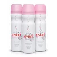 ราคา Evian สเปรย์น้ำแร่เอเวียง Evian facial spray ขวดใหญ่ 50 ml. (3 ขวด) (486957690)